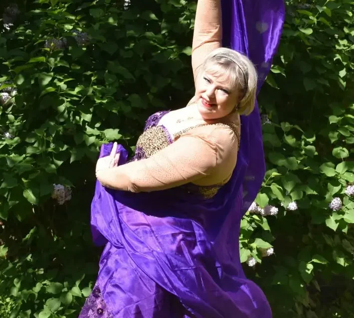 Billede af stifteren af Mavedans Danmark