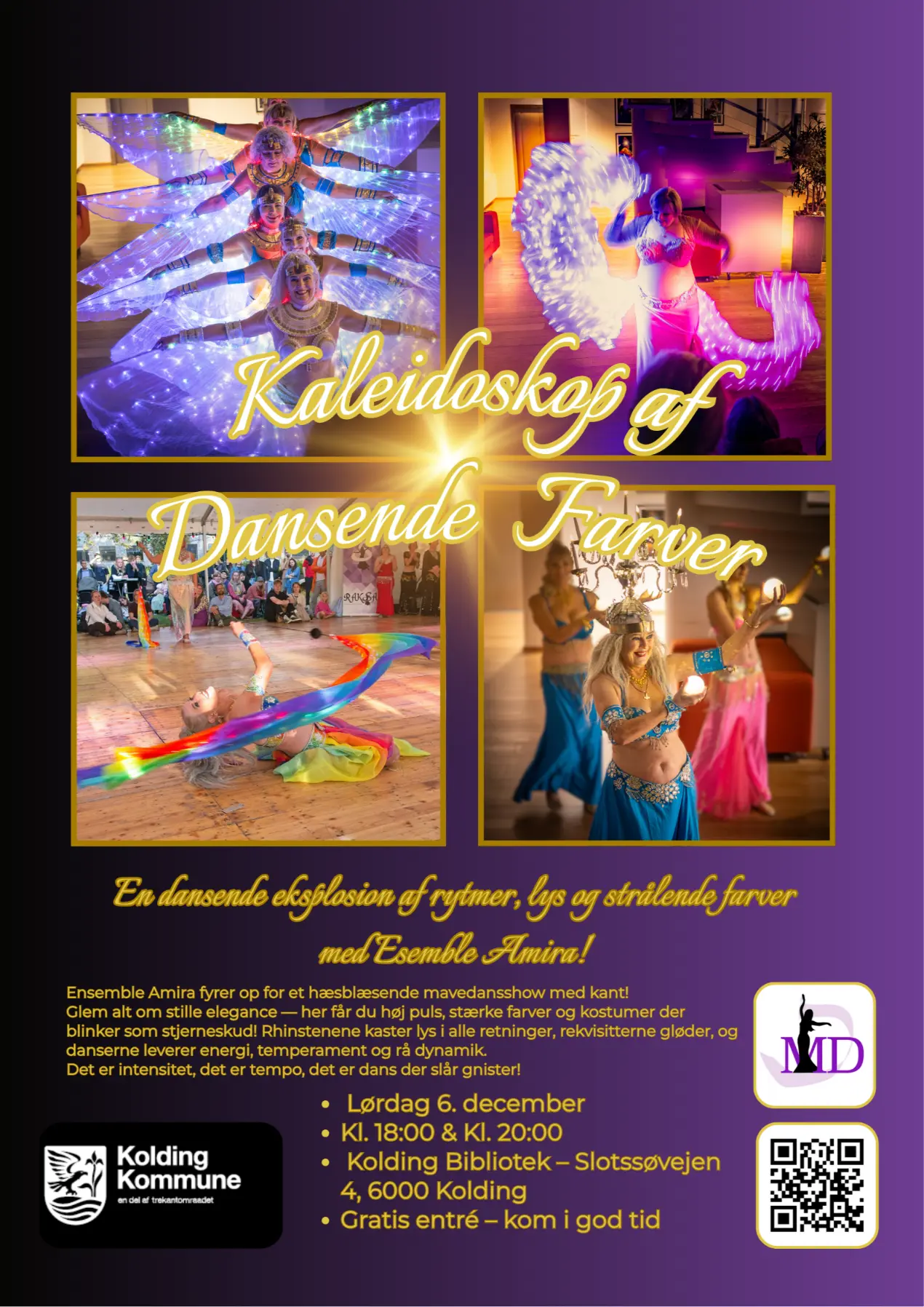 Plakaten til Kolding Light Festiaval